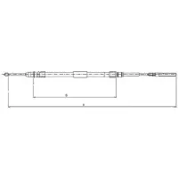 Textar 44008700 Handremkabel