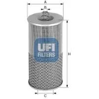 Ufi 26.612.00 Brandstoffilter