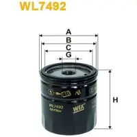 WIX FILTERS WL7492 Oliefilter