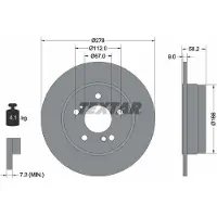 Textar 92058000 Remschijf