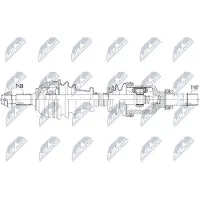 NTY NPW-PE-035 Aandrijfas