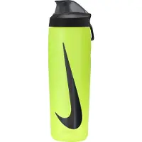 Nike Refuel Locking Bidon 709ML Neongeel Zwart