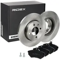 RIDEX 3405B0091 Remschijven en blokken