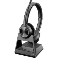 HP Savi 7320-M Stereo Headset On Ear headset Zwart