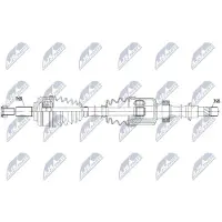 NTY NPW-RE-179 Aandrijfas