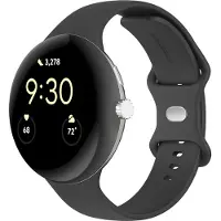 IMoshion Siliconen⁺ bandje voor de Google Pixel Watch 3 / 4 (45 mm) - Maat S - Zwart