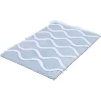 Kleine wolke - Badmat - Piana - Steelblue (blauw) - 70x120 cm