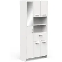 CBA Badkamerkast Coralie | 83,4 x 32,8 x 184,9 cm | Wit