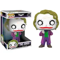Funko, LLC Super Sized Pop! Helden #334: Joker (Dark Knight Trilogy)