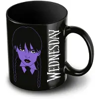 KARACTERMANIA - Wednesday - Vlecht - Mok in geschenkverpakking - Mokken - koffietassen - Zwart