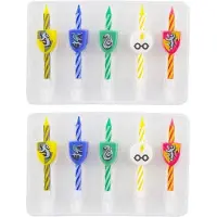 Cinereplicas Harry Potter - Birthday Candle Logos Kaars - Set van 10 - Multicolours