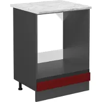 Vicco R-Line Ovenombouwkast – 60 cm WB Marmer Rood