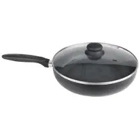 Brabantia Hapjespan met deksel 28cm non-stick