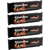 Samba Firelog - Haardblok - Paraffine - 1,1 kg. - 4 stuks