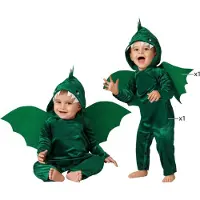 Atosa Baby Peuter Groen Drakenpakje - 6-12 maanden