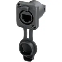 Neutrik etherCon Top airtight inbouwbus IDC NE8FDIS-TOP Bus, inbouw Zwart 1 stuk(s)