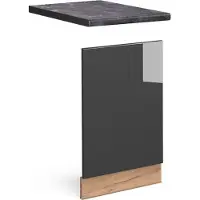 Vicco Fame-Line Frontpaneel – 45 cm, WB Antraciet Antraciet Hoogglans
