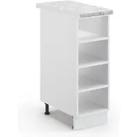 Vicco Fame-Line Keukenrek – 30 cm, WB Marmer Wit
