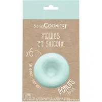 ScrapCooking Siliconen Bakvorm Donuts set/6