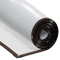 vidaXL Doorzichtig zeildoek met zeilringen 6x10 m polyethyleen