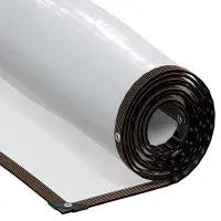 vidaXL Doorzichtig zeildoek met zeilringen 10x12 m polyethyleen