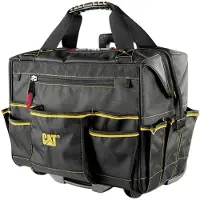 CAT Rolling Tool Bag (L x W x H) - 470 x 280 x 420 mm (no tools included) 980198N (l x b x h) 470 x 280 x 420 mm