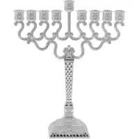 Legacy Candle Menorah Silver Plated Small