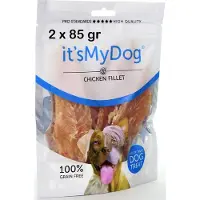 It's My Dog ** 2 X ** - kipfilet 85 gr - 100% granenvrij - 2 x 85 = 170 gr hondengenot