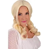 Partyxplosion Pruik Raewyn Blond - luxe - cosplay - carnaval