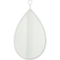 J-Line Hanging mirror drop mirror/mdf white large