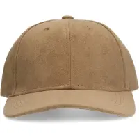 Manfield - Unisex - Bruine suède pet - Maat 1