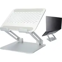 UGREEN Laptop Standaard Verstelbaar - Aluminium iPad houder - Inklapbaar - Stevige Tablet standaard - Opvouwbaar en Ergonomisch - Perfect voor op je Bureau - voor Tablets of Laptops van 9.7 tot 15.6 inches