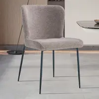 Rousseau Eetkamerstoel Lisa | 50 x 62 x 85 cm | Zandkleurig design