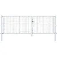 Alberts Deur met dubbel hek 350 cm breed, in verschillende hoogten