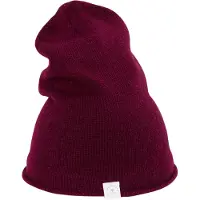 CASH-MERE.CH Muts bordeaux / wit