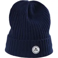CASH-MERE.CH Muts marine / wit
