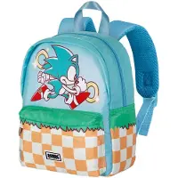 KARACTERMANIA - SEGA - Sonic The Hedgehog - Run - Joy - Peuter en Kleuter Rugzak - Backpack - Blauw