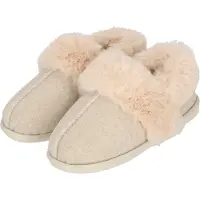 XQ Home Boots Felt + Fur Pantoffels Maat: 41/42
