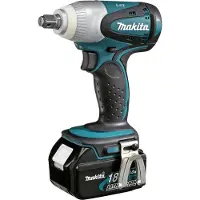 Makita Boormachine + slagboor, BTW 251 RFJ Accu-slagmoersleutel 18V 230Nm met 2x 3,0 Ah accu en lader in MAKPAC 2 (Oplaadbare batterij)