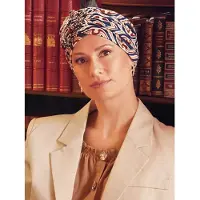 Christine Headwear lotus turban printed -