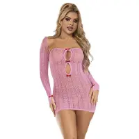 Subblime - 952471 ROZE NETJURK ÉÉN MAAT | LINGERIE | SEXY LINGERIE | EROTISCHE LINGERIE | EROTISCHE JURK