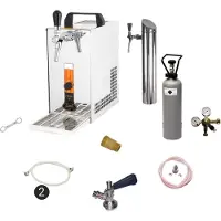 Ich-zapfe Complete set - Biertap PYGMY 25 LE - 1-kraans droogkoeler, 30 liter/uur - Thuistap, Bierkoeler - met Fustkoppeling Type M