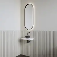 Boss & Wessing Fonteinset | bws leto | planchet kristal wit | waskom mat zwart