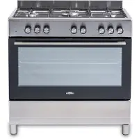 Everglades Evck9011 - Fornuis Gas Breedte 90 Cm