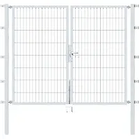 Alberts Deur met dubbel hek Flexo 200 cm breedte, in verschillende hoogten