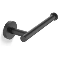 DECOR WALTHER WC Rolhouder Basic Enkel Mat Zwart