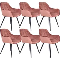 Kick Collection set van 6 eetkamerstoel Monza - Roze