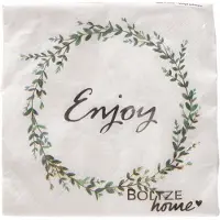 Boltze servetten Enjoy , 3 pakjes van 20 stuks