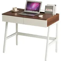 Piranha PHANTOM Retro Bureau Computerbureau – 2 Lades & Opbergruimte