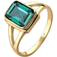 Elli Ring goud / smaragd